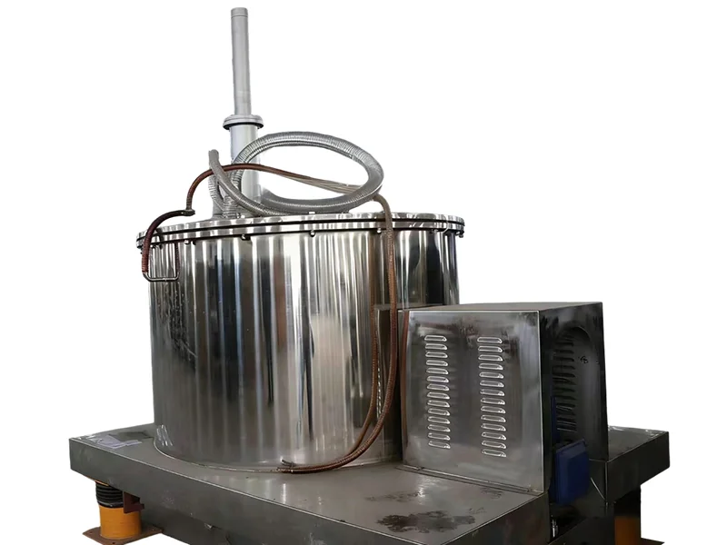 Flat plate bottom discharge centrifuge